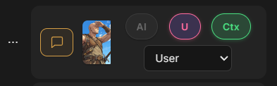 First message placeholder