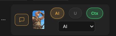 First message placeholder